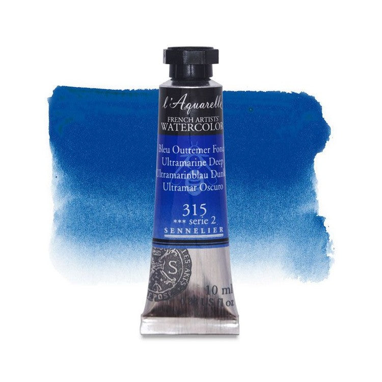 AQUARELA SENNELIER L'AQUARELLE 315 ULTRAMARINE DEEP 10ML S2