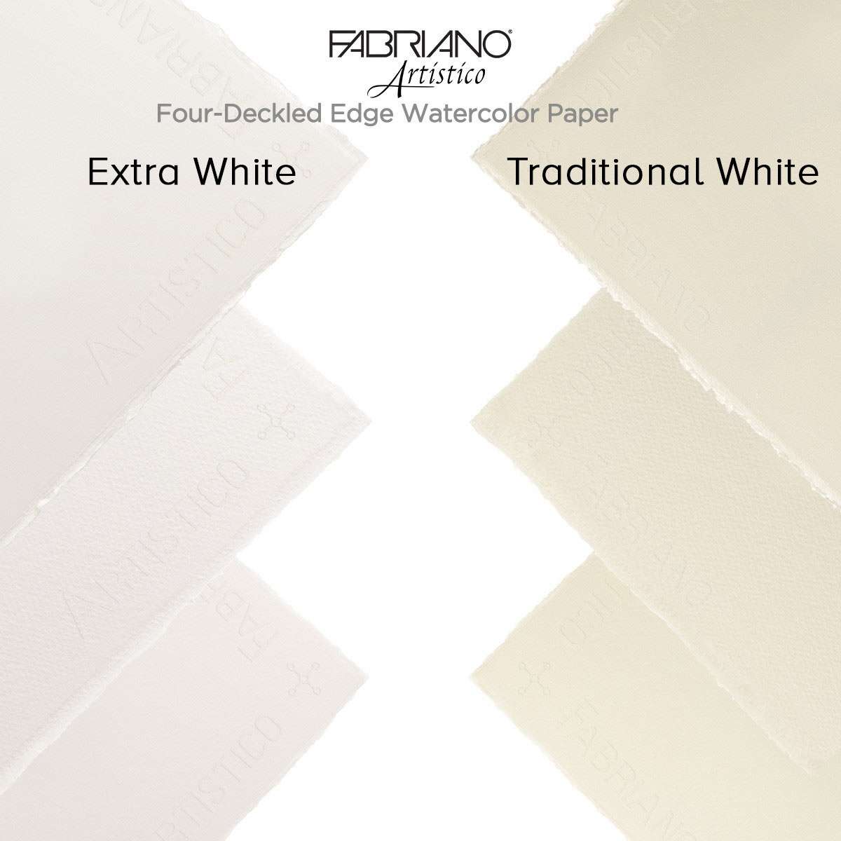 PAPEL FABRIANO ARTISTICO EXTRA WHITE GRANA FINA 300g/m2 56X76 79GF 100%C 19010079