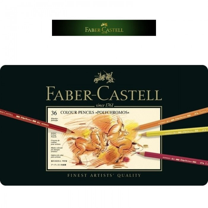 ESTOJO LAPIS COR FABER CASTELL POLYCHROMOS 036 CORES 110036