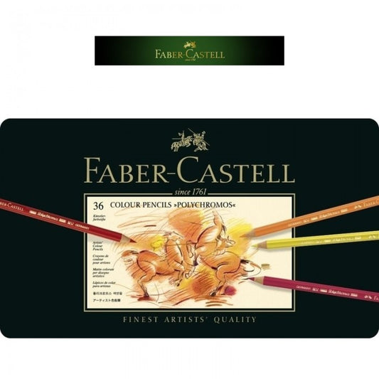 ESTOJO LAPIS COR FABER CASTELL POLYCHROMOS 036 CORES 110036