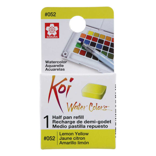 AQUARELA SAKURA KOI HALF PAN AMARELO LIMAO - 52