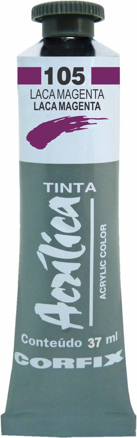 ACRILICA CORFIX 37ML 105 LACA MAGENTA