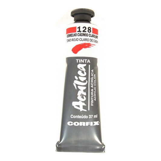 ACRILICA CORFIX 37ML 128 VERM.CAD.CLARO(IMIT)