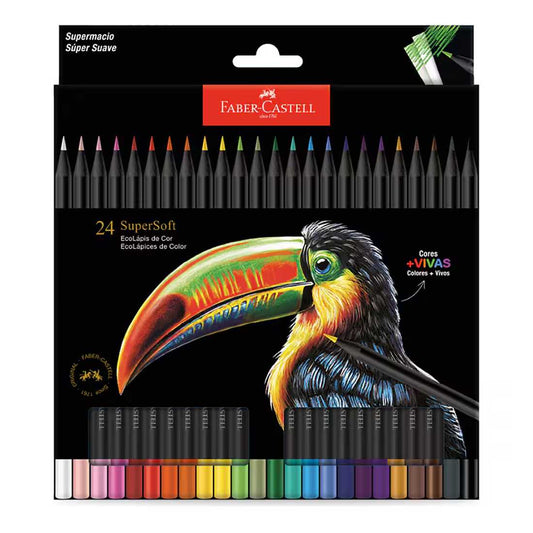 LAPIS COR FABER SUPERSOFT 024 CORES