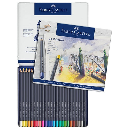 LAPIS COR FABER CASTELL GOLDFABER 24 CORES 114724