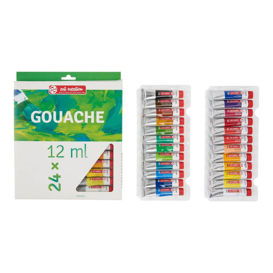 ESTOJO GOUACHE TALENS ART CREATION 24 CORES 12ML
