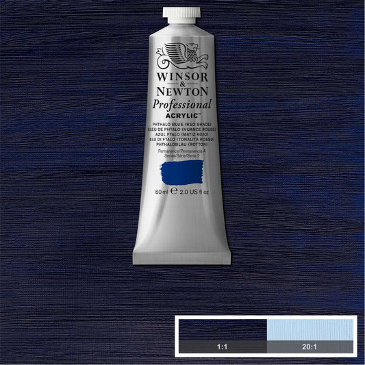 ACRILICA WINSOR NEWTON PROFISSIONAL 60ML 514 PHTHALO BLUE RED SH S2