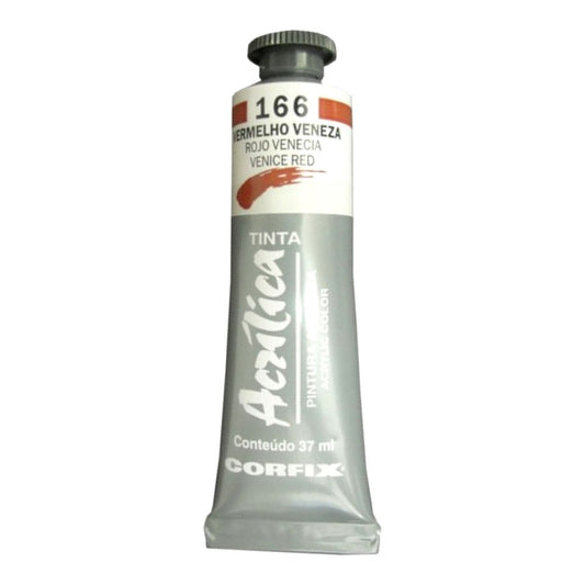 ACRILICA CORFIX 37ML 166 VERMELHO VENEZA