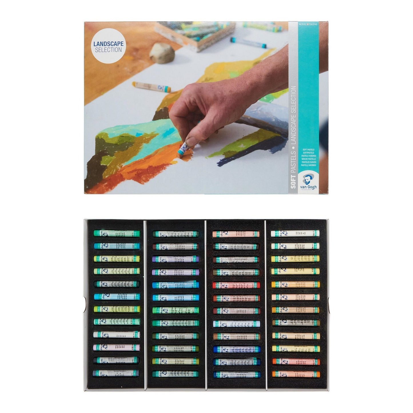 PASTEL SECO SOFT TALENS VAN GOGH ESTOJO 48 CORES LANDSCAPE