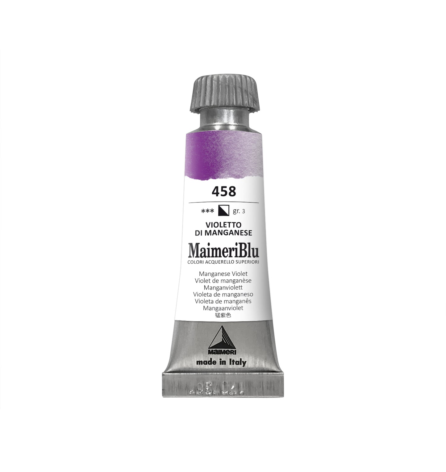 AQUARELA MAIMERIBLU ARTISTS 458 MANGANESE VIOLET 12ML S3