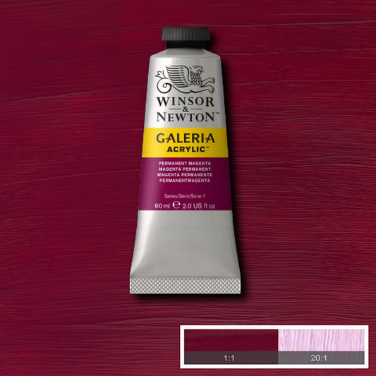 ACRILICA WINSOR NEWTON GALERIA 60ml 488 PERMANENT MAGENTA 2120488
