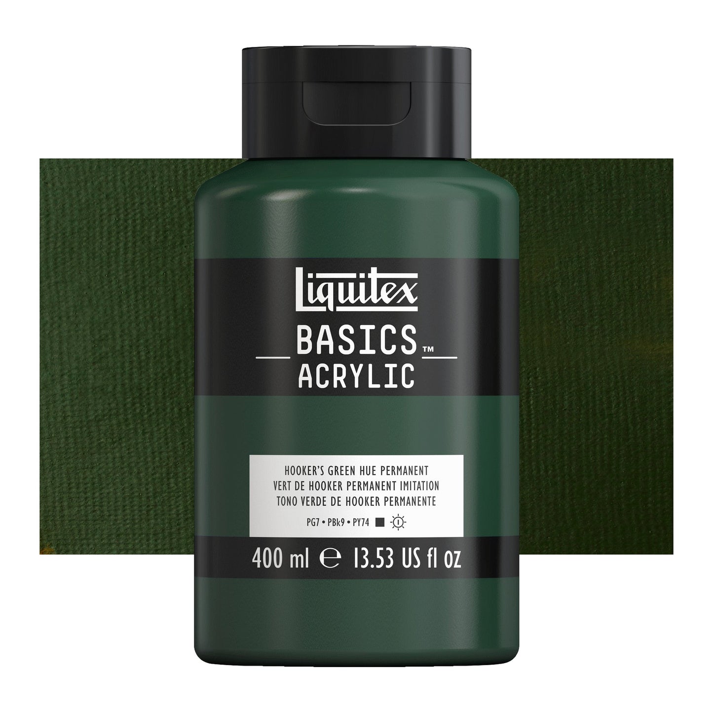 ACRILICA LIQUITEX BASICS 400ml 720 HOOKERS GREEN PERMANENT