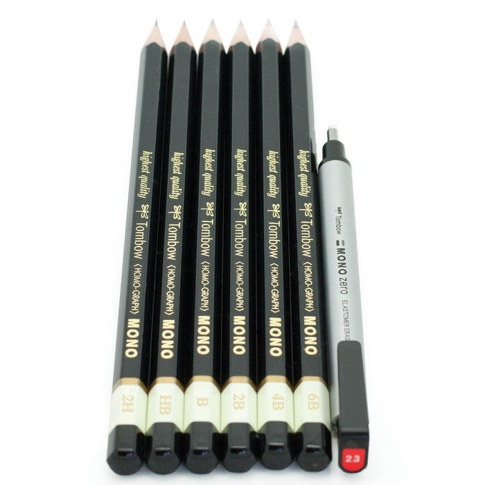 LAPIS GRADUADO TOMBOW MONO HOMO-GRAPH SET C/ 06 + 2,3MM