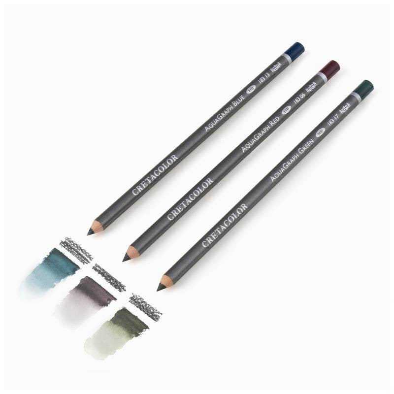 ESTOJO LAPIS GRAFITE AQUARELAVEL CRETACOLOR GRAPHITE POCKET 06 PECAS