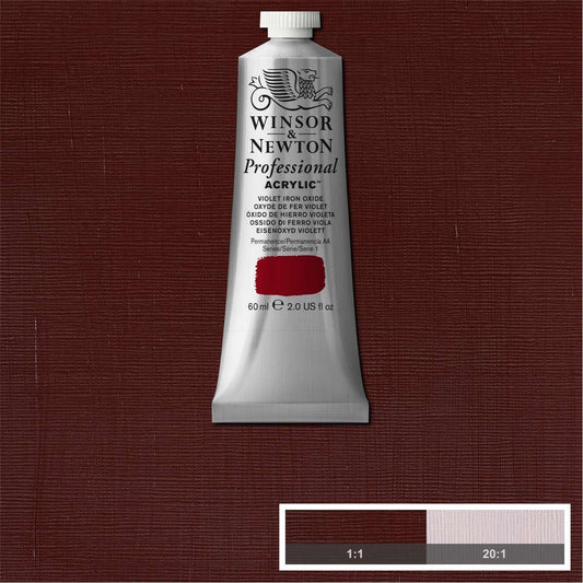 ACRILICA WINSOR NEWTON PROFISSIONAL 60ML 691 VIOLET IRON OXIDE S1