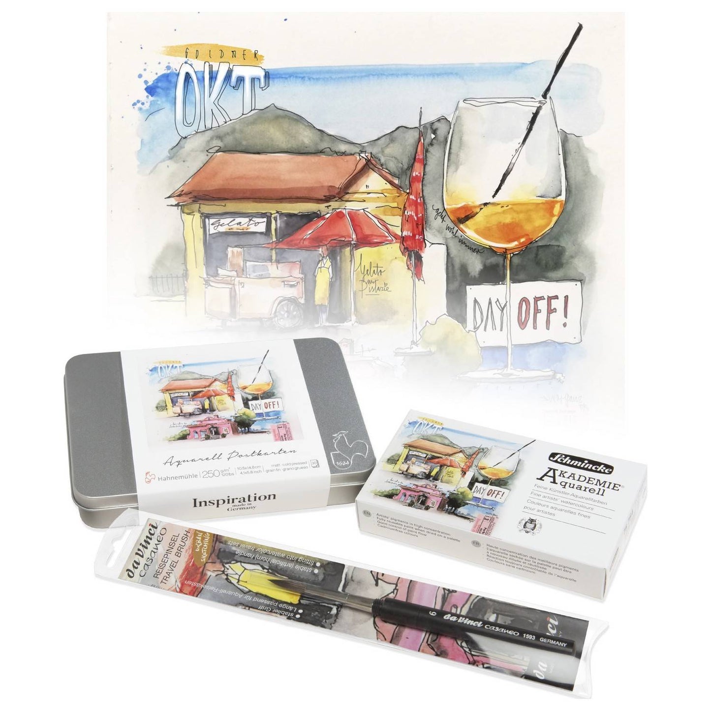 KIT AQUARELA INSPIRATION MADE IN GERMANY - HAHNE, SCHMINCKE