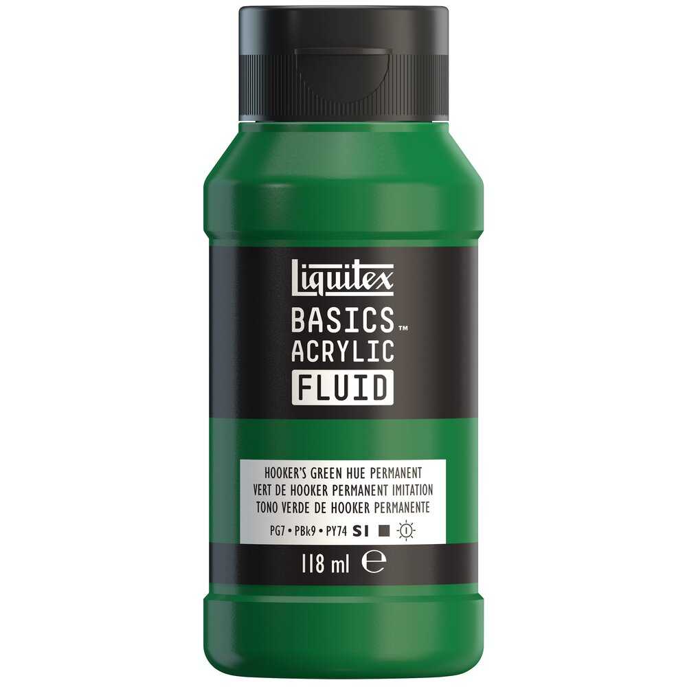 ACRILICA LIQUITEX BASICS FLUID 118ML 405 HOOKERS GREEN PERM