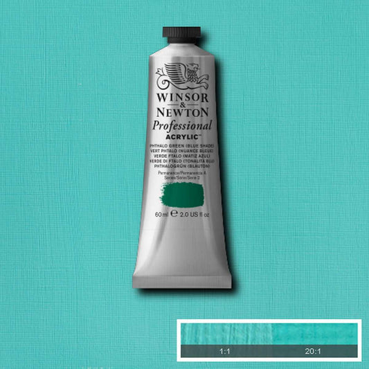 ACRILICA WINSOR NEWTON PROFISSIONAL 60ML 522 PHTHA GREEN BLUE SH S2