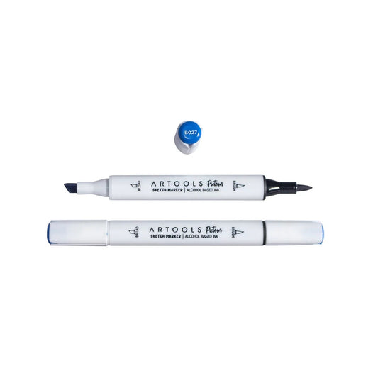 MARCADOR ARTOOLS PICTOM PONTA DUPLA COBALT BLUE (B027)