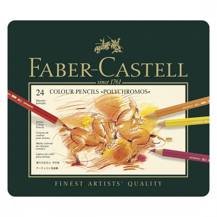 ESTOJO LAPIS COR FABER CASTELL POLYCHROMOS 024 CORES 110024