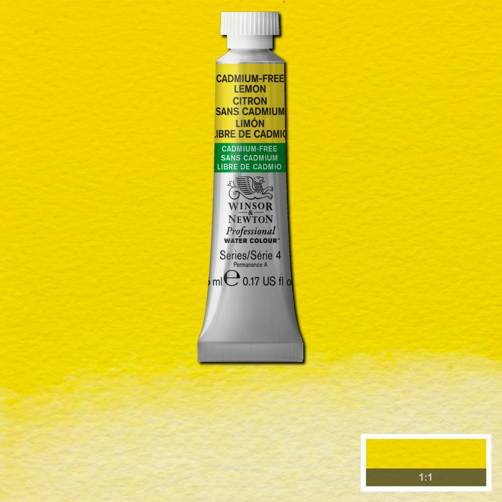AQUARELA WINSOR NEWTON ARTISTS 5ml 898 CAD-FREE LEMON S4