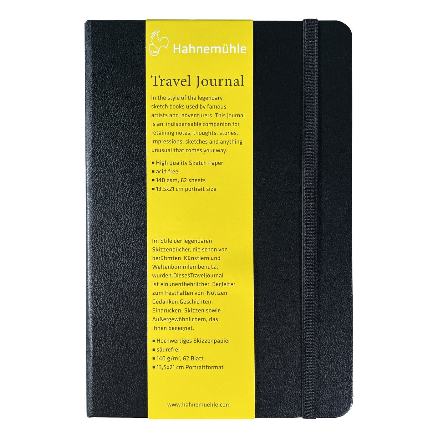 HAHNEMUHLE TRAVEL JOURNAL 140g/m2 13x21 62FLS