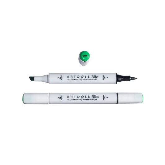 MARCADOR ARTOOLS PICTOM PONTA DUPLA OCEAN GREEN (G318)