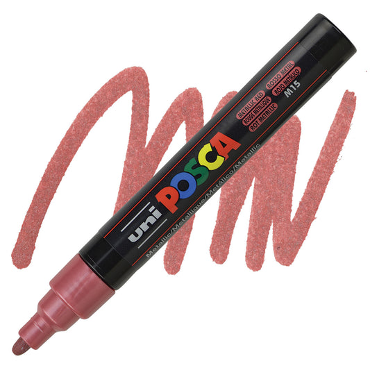 CANETA POSCA PC-5M M15 VERMELHO METALICO