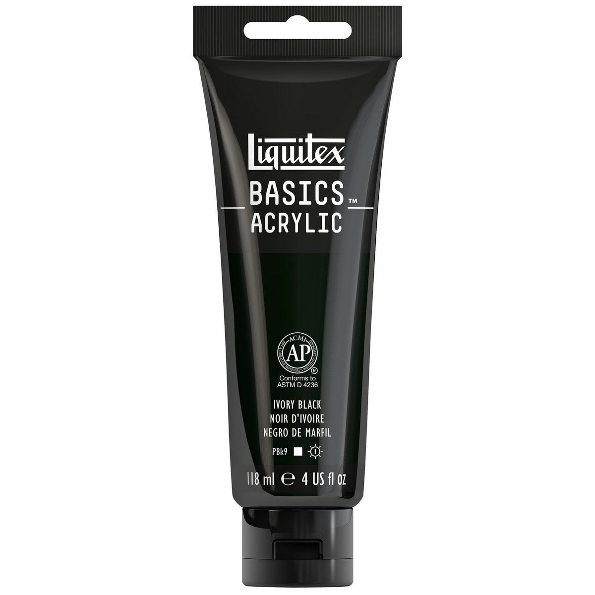 ACRILICA LIQUITEX BASICS 118ML IVORY BLACK 038 (ANT 244)