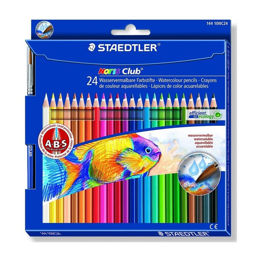 LAPIS AQUARELAVEL STAEDTLER NORIS 24 CORES 14410NC24