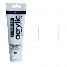 ACRILICA DALER ROWNEY GRADUATE 120ML 006 MIXING WHITE