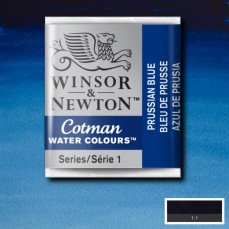 AQUARELA WINSOR NEWTON COTMAN HALF PAN 538 PRUSSIAN BLUE