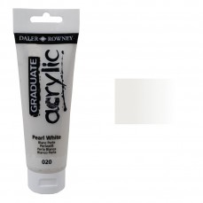 ACRILICA DALER ROWNEY GRADUATE 120ML 020 PEARL WHITE