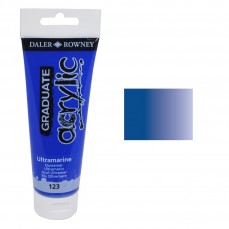 ACRILICA DALER ROWNEY GRADUATE 120ML 123 ULTRAMARINE