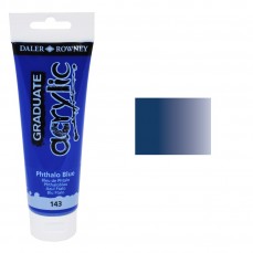 ACRILICA DALER ROWNEY GRADUATE 120ML 143 PHTHALO BLUE