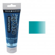 ACRILICA DALER ROWNEY GRADUATE 120ML 154 PHTHALO TURQUOISE