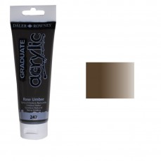 ACRILICA DALER ROWNEY GRADUATE 120ML 247 RAW UMBER