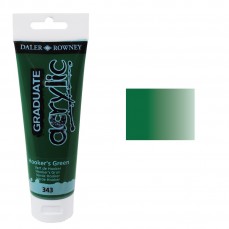 ACRILICA DALER ROWNEY GRADUATE 120ML 343 HOOKERS GREEN