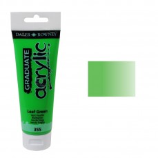 ACRILICA DALER ROWNEY GRADUATE 120ML 355 LEAF GREEN