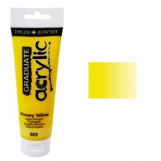 ACRILICA DALER ROWNEY GRADUATE 120ML 603 PRIMARY YELLOW