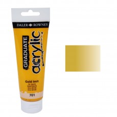 ACRILICA DALER ROWNEY GRADUATE 120ML 701 METALLIC GOLD