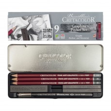 ESTOJO LAPIS GRADUADO CRETACOLOR GRAPHITE POCKET SET 160 29