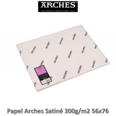 PAPEL ARCHES 300G/M2 SATINE (HOT PRESS) 56X76