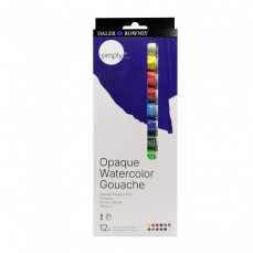 ESTOJO GOUACHE DALER ROWNEY SIMPLY 12 TUBOS 12ML