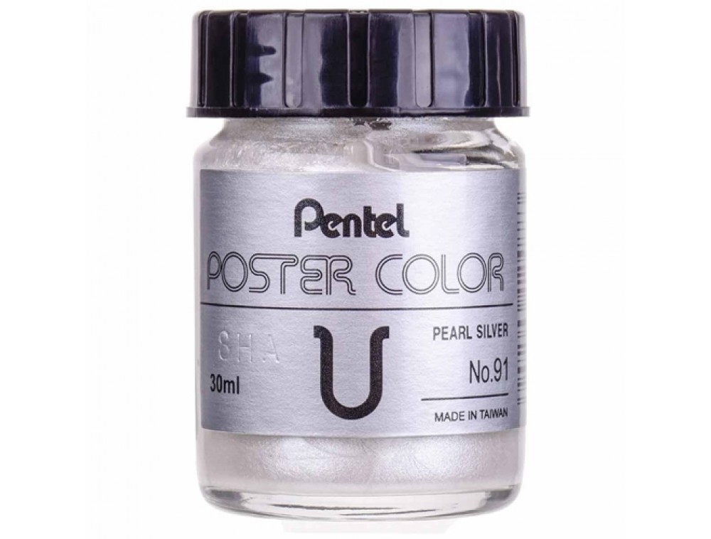 GOUACHE PENTEL POSTER COLOR 30ML PRATA