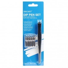 ESTOJO DIP PEN SET 05 PENAS C/ CABO SINOART SFT089