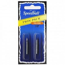 PENA CALIGRAFIA SPEEDBALL MODELO 107 TWIN PACK C/ 02 UNID