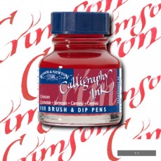 TINTA CALIGRAFIA WINSOR NEWTON 30ML CRIMSON 1111203