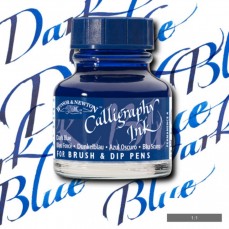 TINTA CALIGRAFIA WINSOR NEWTON 30ML DARK BLUE 1111222