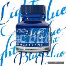 TINTA CALIGRAFIA WINSOR NEWTON 30ML LIGHT BLUE 1111350